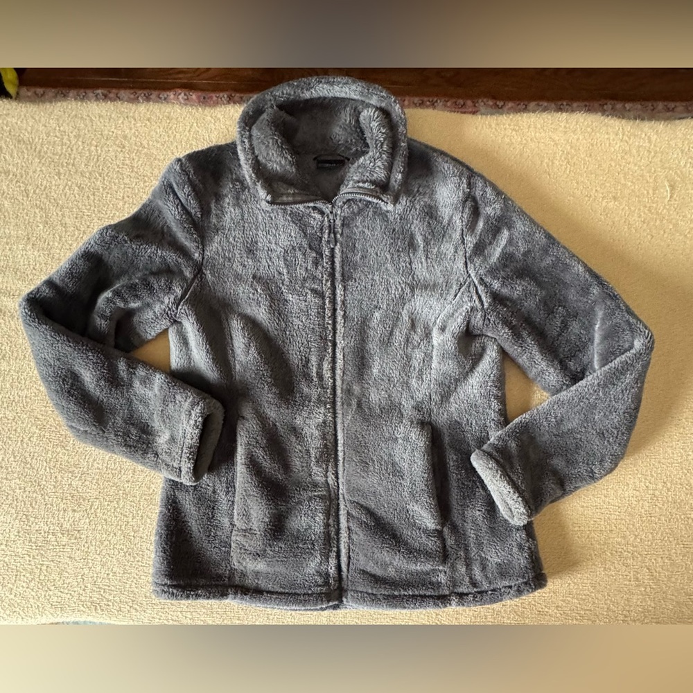 32 Degrees Women's Gray Teddy Jacket